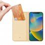DUX DUCIS флип калъф за iPhone 14 - златно