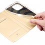 DUX DUCIS флип калъф за iPhone 14 Pro - златно