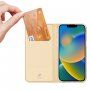 DUX DUCIS флип калъф за iPhone 14 Plus - златно