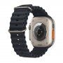 Силиконова океанска каишка за Apple Watch Ultra 49mm / 46mm / 45mm / 44mm / 42mm - черен