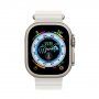 Силиконова океанска каишка за Apple Watch Ultra 49mm / 46mm / 45mm / 44mm / 42mm - бял