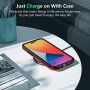 Устойчив защитен кейс за iPhone 14 Pro Max - червен