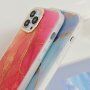 Защитен мраморен кейс за iPhone 14 Pro Max - кралско син