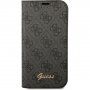 Guess 4G Metal Camera Outline флип калъф за iPhone 14 Pro - черно