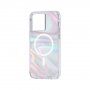 Case Mate Soap Bubble холографски кейс с MagSafe за iPhone 14 Pro Max - прозрачен