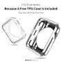 Dux Ducis Мек пластмасов защитен калъф за Apple Watch 38mm - cребрист