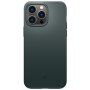 Spigen Thin Fit изключително тънък кейс за iPhone 14 Pro Max - тъмно зелен