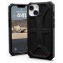 UAG Monarch изключително устойчив кейс за iPhone 14 Plus - черен кевлар