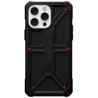UAG Monarch изключително устойчив кейс с мотив на кевлар за iPhone 14 Pro Max - черен