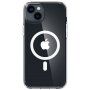 Spigen Ultra Hybrid прозрачен кейс с MagSafe за iPhone 14 Plus - бял