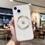 Лъскав прозрачен кейс с MagSafe за iPhone 13 - прозрачен