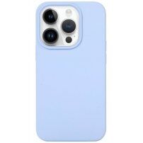 Силиконов кейс за iPhone 14 Pro Max - светлосин