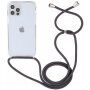 Прозрачен кейс с връзка за iPhone 14 Pro - сив
