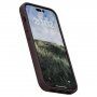NJORD кожен кейс за iPhone 14 Pro - тъмнокафяв