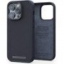 NJORD кожен кейс за iPhone 14 Pro - тъмносив