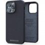NJORD кожен кейс за iPhone 14 Pro Max - тъмносив