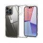 Spigen Quartz Hybrid кейс със закалено стъкло за iPhone 14 Pro - прозрачен