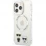 Karl Lagerfeld Karl and Choupette кейс с MagSafe за iPhone 13 Pro Max - прозрачен