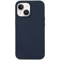 Силиконов кейс за iPhone 14 - тъмносин