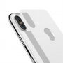 BASEUS твърдо задно стъкло за iPhone X / XS - бяло