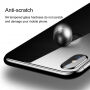 BASEUS твърдо задно стъкло за iPhone X / XS - бяло