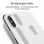 BASEUS твърдо задно стъкло за iPhone X / XS - бяло