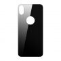 BASEUS твърдо задно стъкло за iPhone X / XS - черно