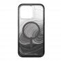 GEAR4 D3O Milan Snap Black Swirl прозрачен кейс с MagSafe за iPhone 14 Pro Max - черен