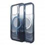 GEAR4 D3O Milan Snap Blue Swirl прозрачен кейс с MagSafe за iPhone 14 Pro Max - син