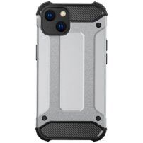 Super устойчив "Armor" кейс за iPhone 14 Plus - сребърен