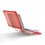Удароустойчив кейс със сгъваеми крачета за MacBook Air 13" (A2681 / A3113) - червен