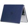 Лъскав прозрачен кейс с пайети за MacBook Air 13" (A2681 / A3113) - тъмносин