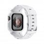 Устойчив Armor калъф с каишка за Apple Watch 41mm / 40mm / 38mm - бяло
