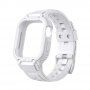 Устойчив Armor калъф с каишка за Apple Watch 41mm / 40mm / 38mm - бяло