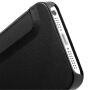 Флип калъф със шпионка за iPhone SE (2016) / 5 / 5S - черно