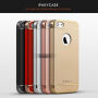 IPAKY елегантен кейс за iPhone 5 / 5S / SE (2016) - червено - златен