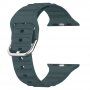 Силиконова каишка Ocean Ripple за Apple Watch 42mm / 41mm / 40mm / 38mm - цвят петрол