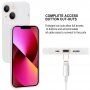 Goospery лъскав кейс от мека пластмаса за iPhone 14 - бял