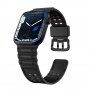 Устойчива силиконова каишка за Apple Watch 42mm / 41mm / 40mm / 38mm - черен