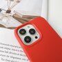 Силиконов кейс с регулируема каишка за iPhone 13 Pro Max - цвят мента