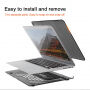 Пластмасов кейс със стойка за MacBook Air 13" - черен