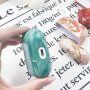 Мраморен калъф от твърда пластмаса за AirPods Pro - кафяв