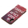 Флип калъф за iPhone XS / iPhone X - Keep Calm and Sparkle