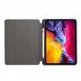 Мраморен калъф с място за Apple Pencil за iPad Pro 11" (2018-2022) - лилаво