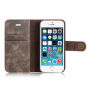 2в1 сваляем калъф за iPhone 5 / 5S / SE (2016) - кафяв