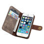 2в1 сваляем калъф за iPhone 5 / 5S / SE (2016) - кафяв