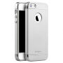 IPAKY елегантен кейс за iPhone 5 / 5S / SE (2016) - сребърен
