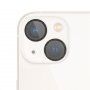 Закалено стъкло с блестящи рамки за защита на лещите на камерата за iPhone 13 / 13 mini - черно