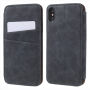 Ретро флип калъф за iPhone XS / iPhone X - сиво