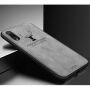 Кейс с текстилна повърхност за iPhone XS / iPhone X - сив